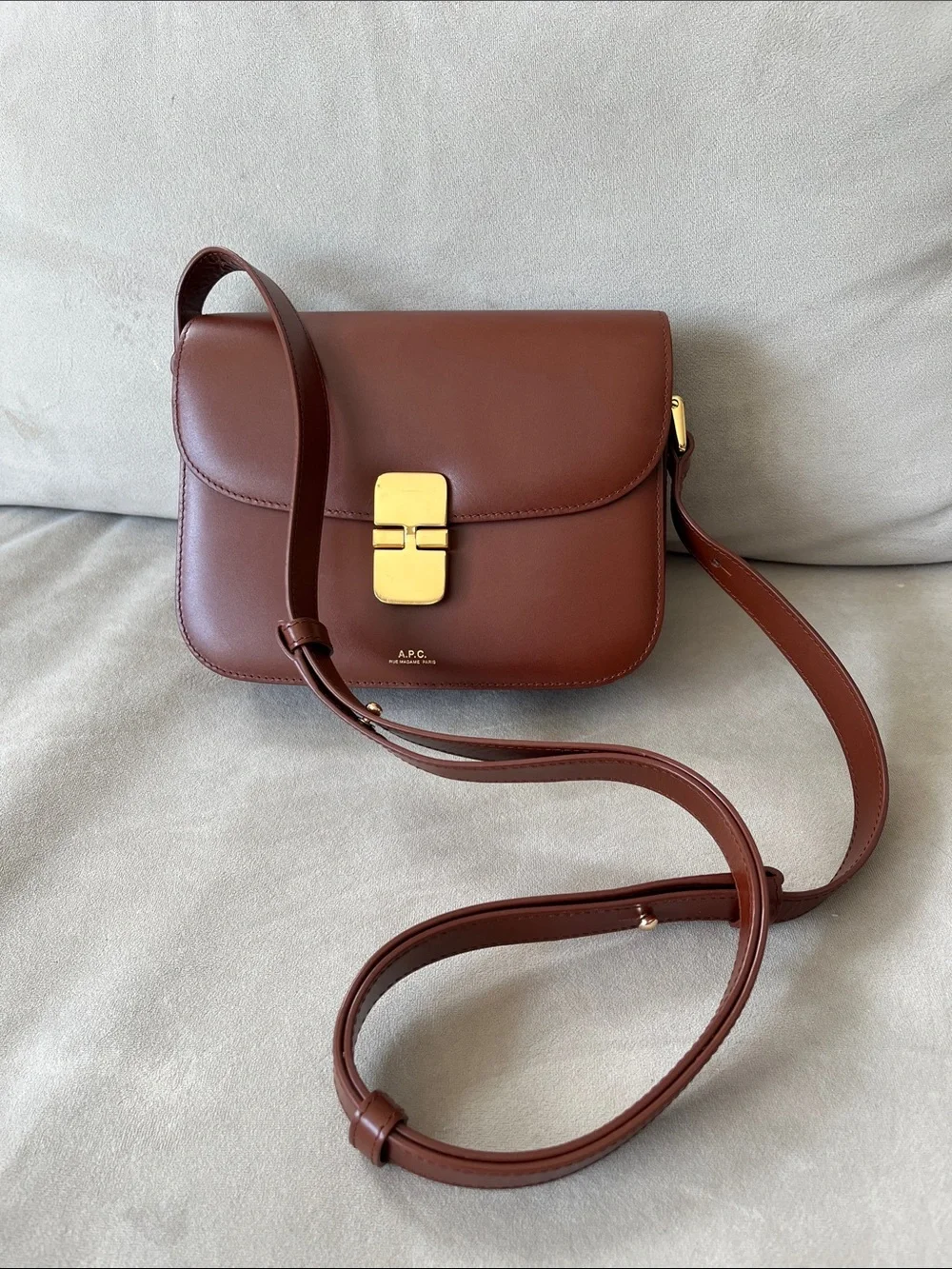 A.P.C. Grace Small Bag Brown